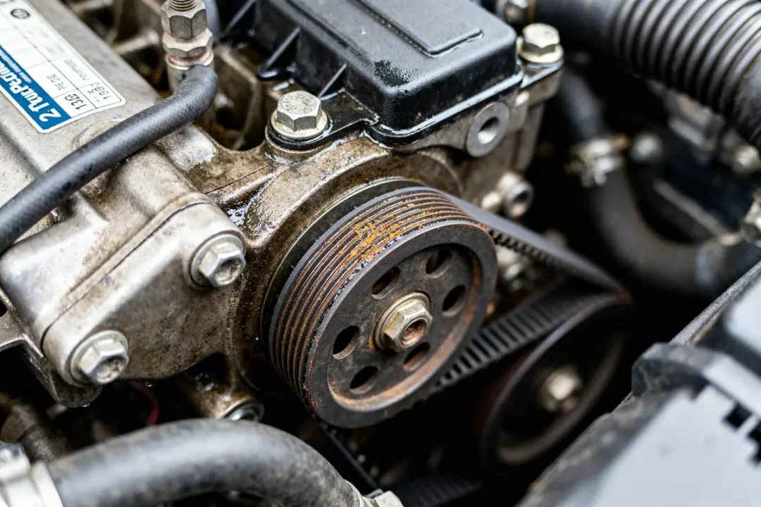 Moteur en gros plan impactant la durée de vie d’un moteur 1.2 PureTech 130