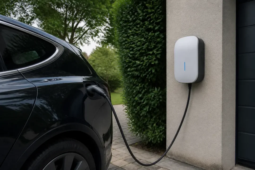 Voiture électrique rechargeant à domicile avec borne murale prix de la recharge d’une voiture électrique
